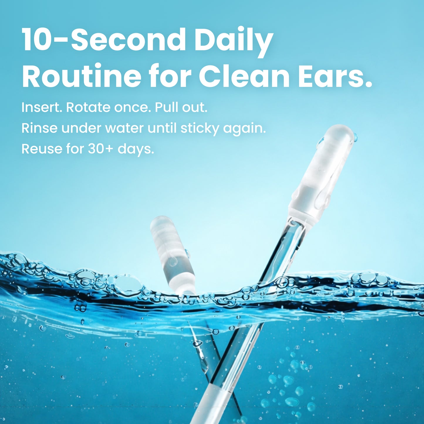 Wellrona Ear Cleaning Stick — Safe Daily Earwax Removal