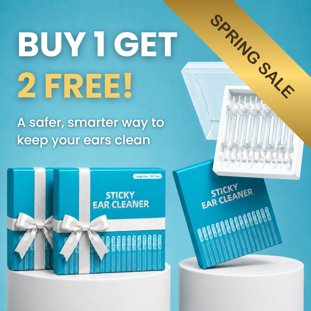 Buy 1 Get 2 FREE - Clean Ears The Right Way
