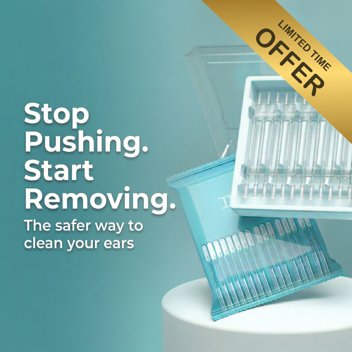 Wellrona Ear Cleaning Stick — Safe Daily Earwax Removal